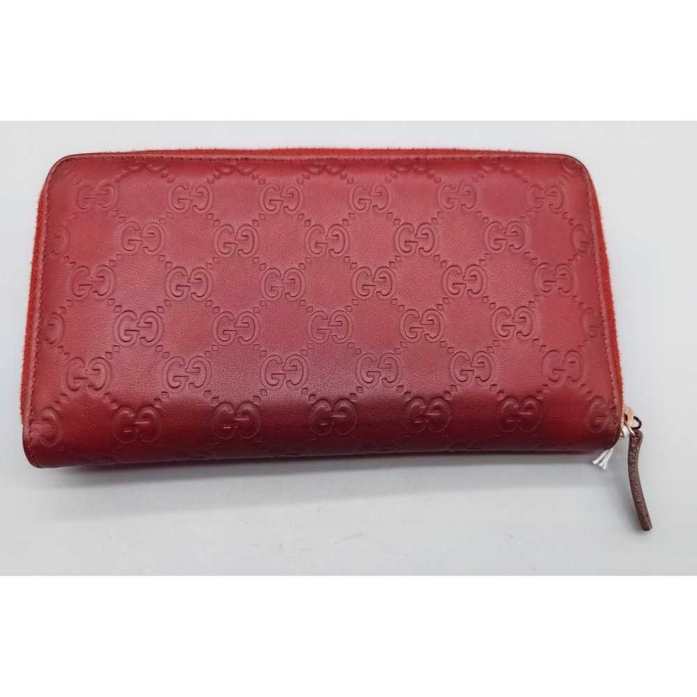 Gucci Signature Leather Zip Around Wallet [GNH022302]